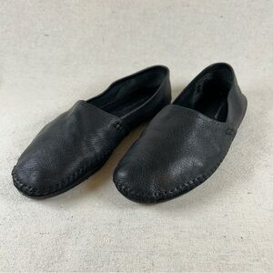 BCBGeneration ‘Xavier 2’ Leather Ballet Flats/Driving Mocs in Black - size 7